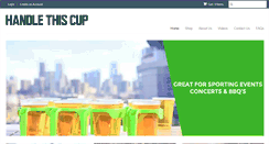 Desktop Screenshot of handlethiscup.com